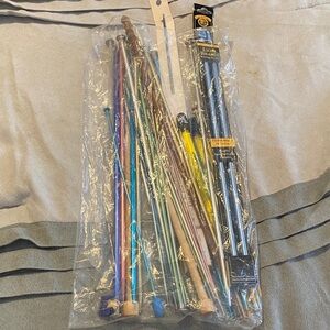 Colorful Knitting Needle Collection